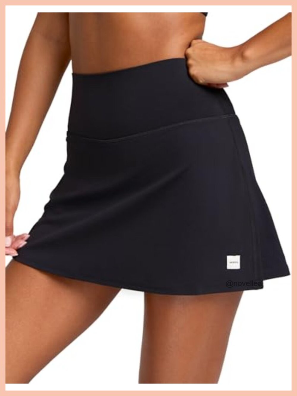 High Waisted Tennis Skirt Golf Running Skort Built-in Shorts Pockets